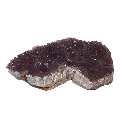 Amethyst-Drusenstück, Naturstein aus der Türkei, flach liegender Amethyst, zur Dekoration, für Sammler | N164