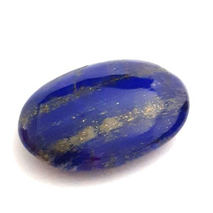 Lapislazuli Seifenstein, Lapis-Edelstein, oval, polierter Handschmeichler Massagestein, Dekoration, N60