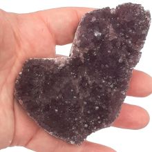 Amethyst-Drusenstück, Naturstein aus der Türkei, flach liegender Amethyst, zur Dekoration, für Sammler | N164